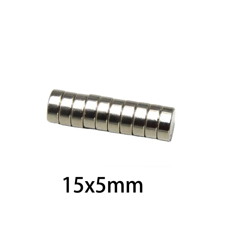 10/20/50pcs 15mm x 5mm Magnets - Strong Disc Magnets for DIY & Small Businesses