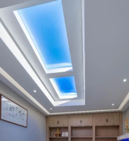 Encore Medical Smart Home Wifi Control Artificial Virtual Light Emitting Diode Skylight Natural Daylight Panel Blue Sky Ceiling