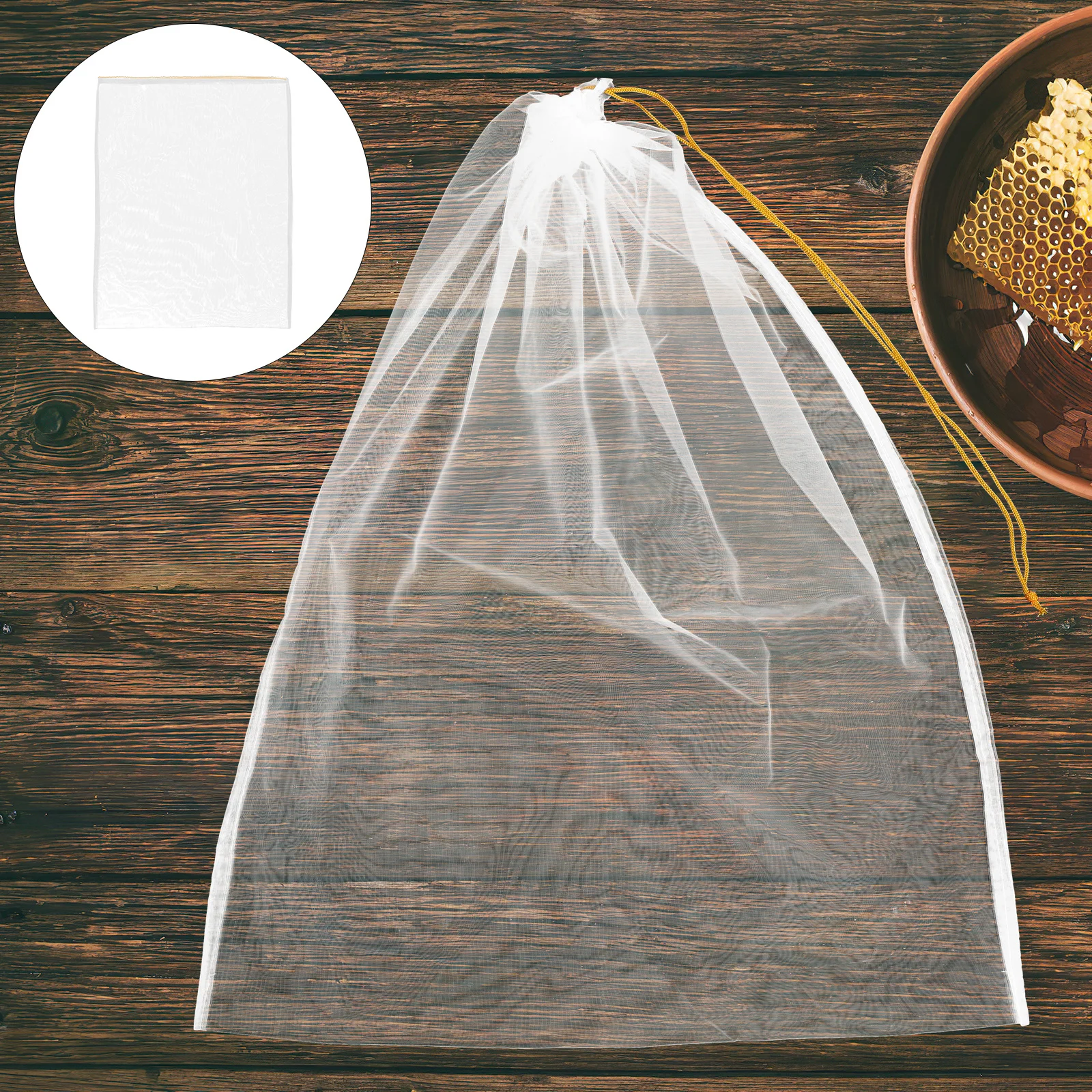 

10pcs Honey Filter Mesh Bag Food Grade Nylon Reusable Lightweight For Honey Filtration Beekeeping Cold Brew Coffee Straining