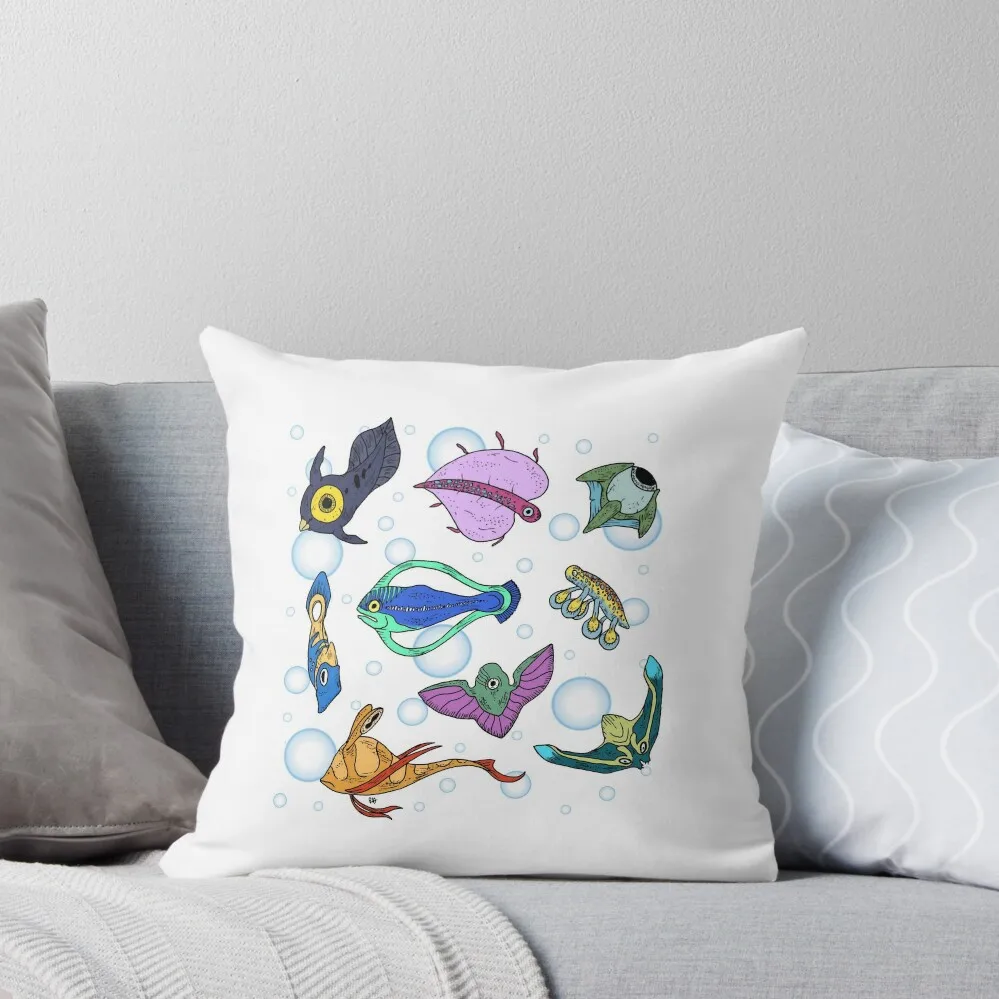

Subnautica - Fish Throw Pillow Christmas Pillowcase Luxury Cushion Cover covers for pillows Pillow Decor pillow