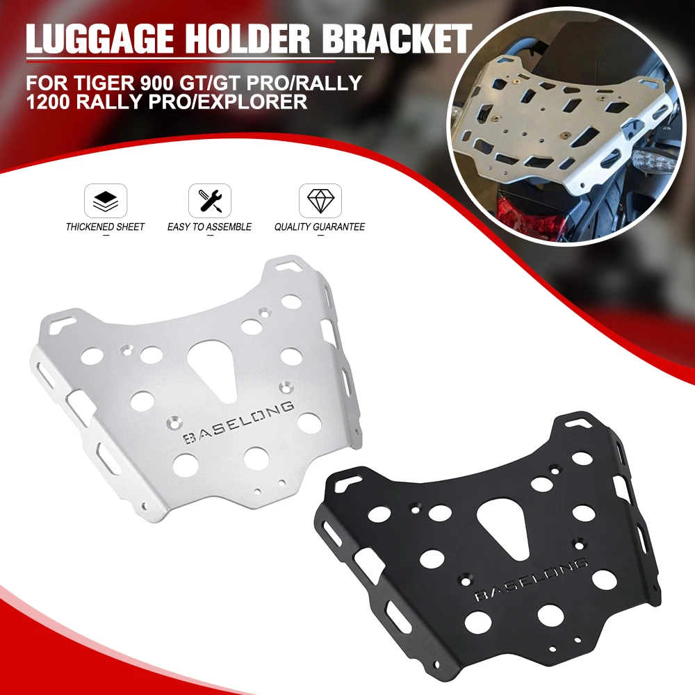 

Motorcycle Rear Top Case Rack For Tiger 900 GT/GT Pro/Rally 850 Sport Tiger 1200 Rally Pro/Explorer Rear Luggage Holder Bracket