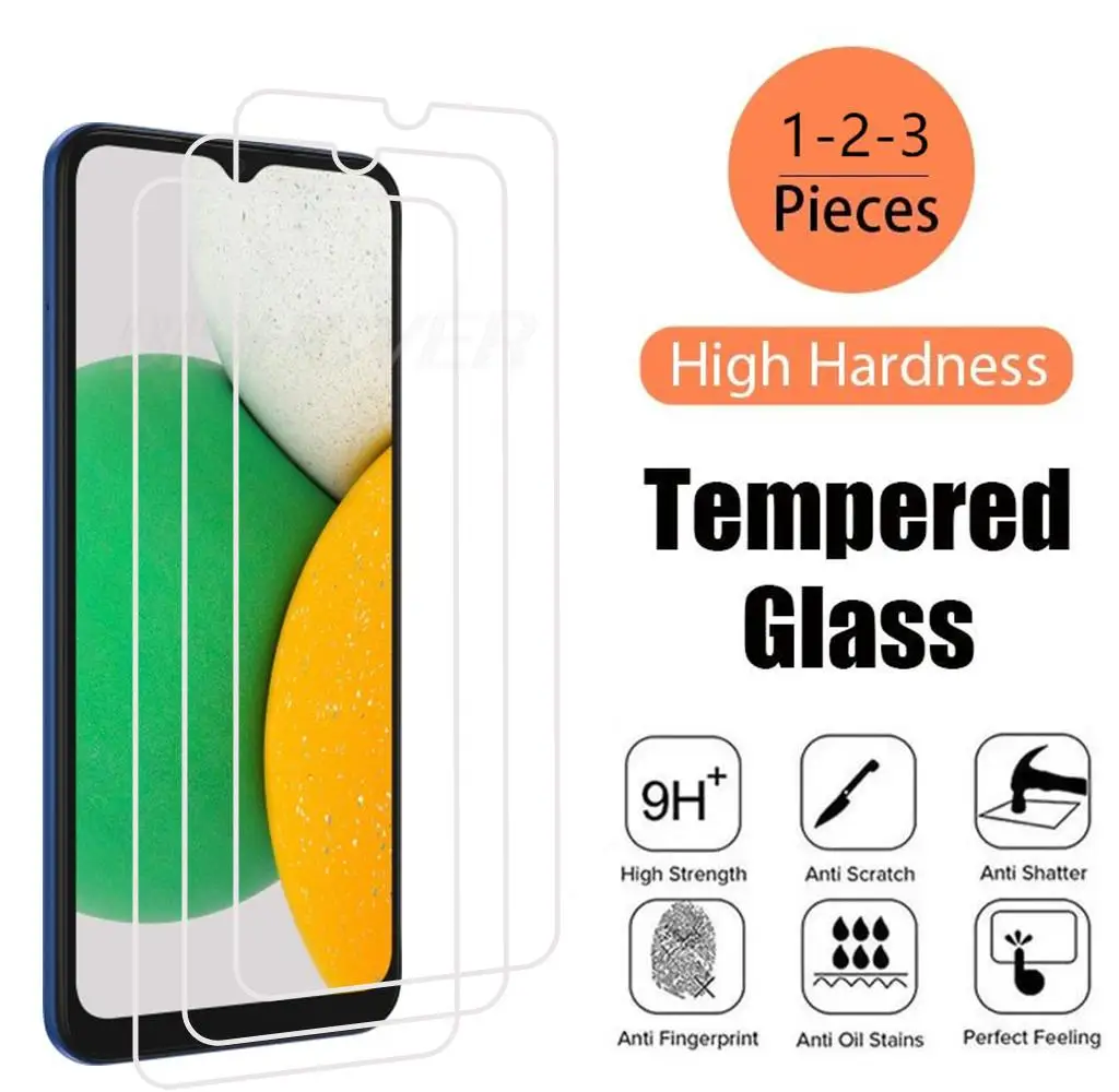 Tempered Glass For Samsung Galaxy A03 Core Screen Protector Glass On Galaxy A03 A03s A 03 core 03s Protective Film