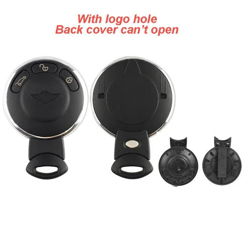 Корпус дистанционного ключа автомобиля для BMW Mini Cooper R58 R56 R57 Cabrio R60 R61 Clubman Countryman 3-кнопочный брелок для смарт-карты с маленьким лезвием