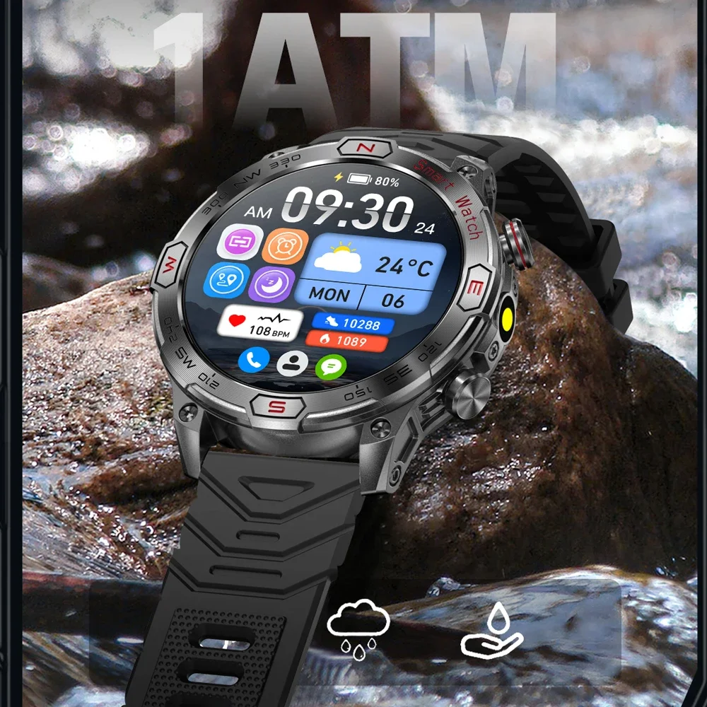 Xiaomi  AMOLED Smart Watch Men 450 mAh Battery Fitness Tracker IP68 Waterproof Bluetooth Call Smartwatch For Xiaomi