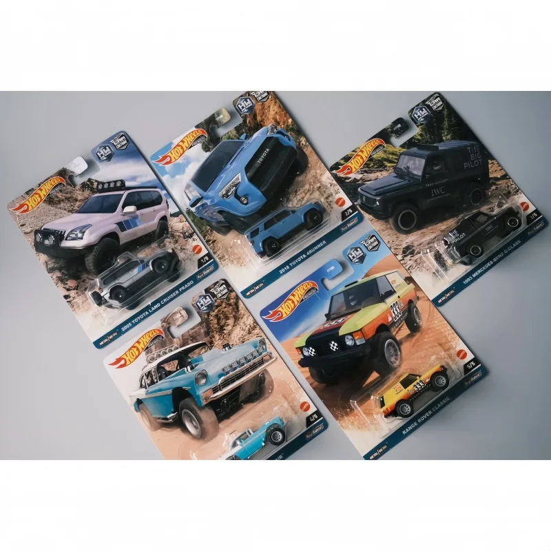 

Hot Wheels FPY86 Off Road Collection Series Литая под давлением модель автомобиля из сплава Toyota Украшение Модель автомобиля Сюрприз Игрушки Подарки Модель
