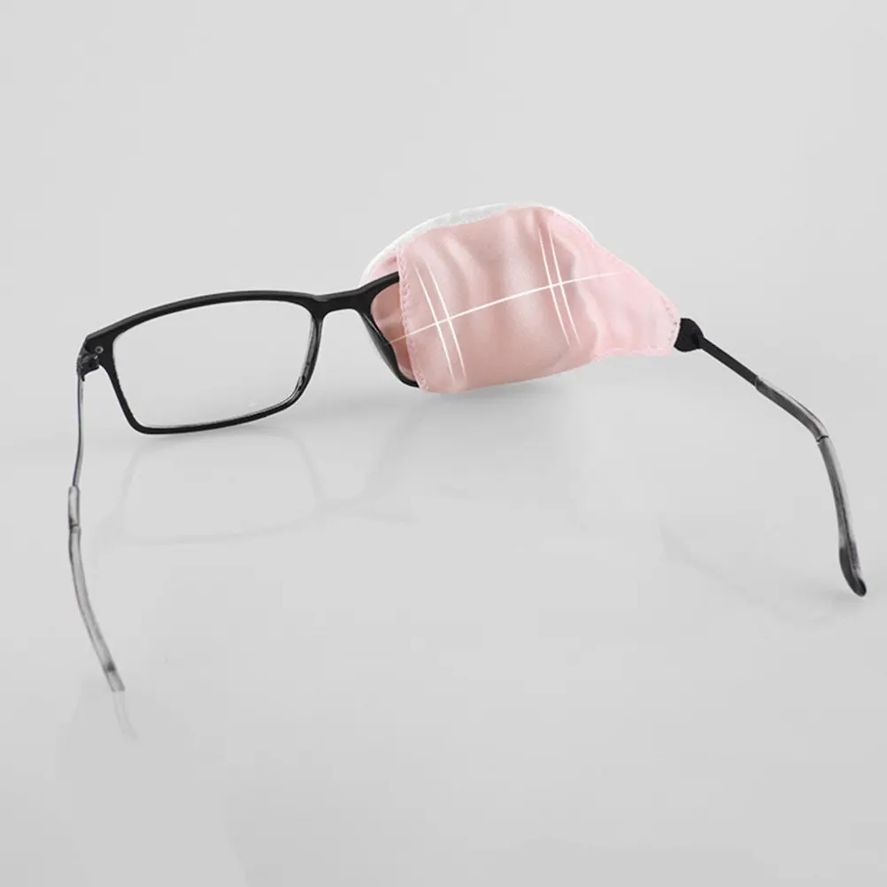 

2Pcs Eye Cover Silk Amblyopia Correction Elastic Strap Single Eye Patch Protective Cover One-Eye Covers