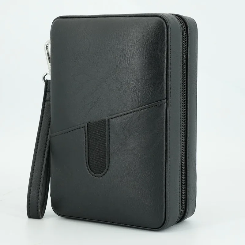 Convenient Cedar Wood Set of 6 Cigar Box and Zipper Bag for Cigar Accessories