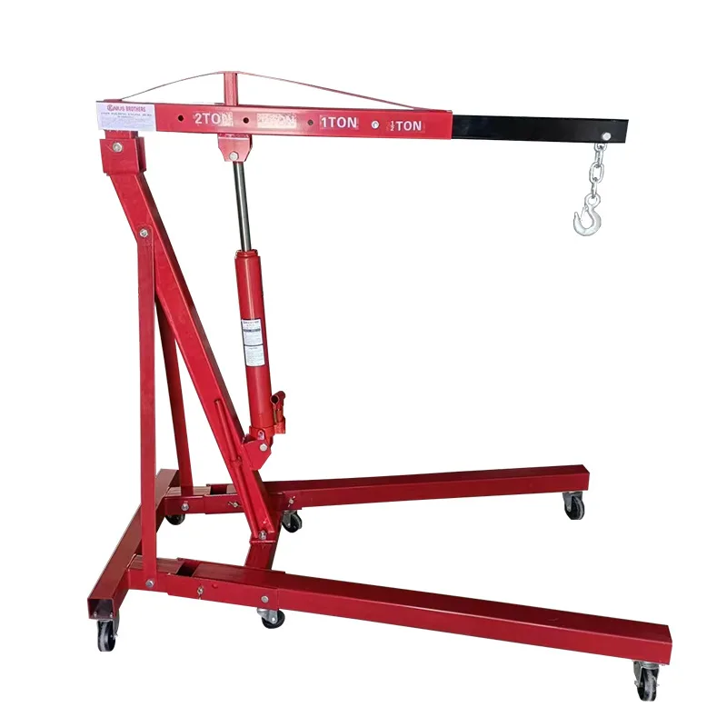 เครนพับ, เครื่องยนต์รถยนต์ เครน ไม้แขวนเสื้อ เครนไฮดรอลิกแบบแมนนวลเคลื่อนที่ เครนแขนเดี่ยว