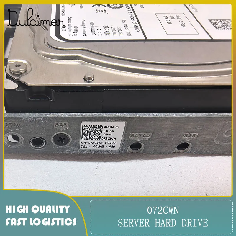 Server hard drive 072CWN ST4000NM0025 4TB 7.2K SAS Original Second-hand