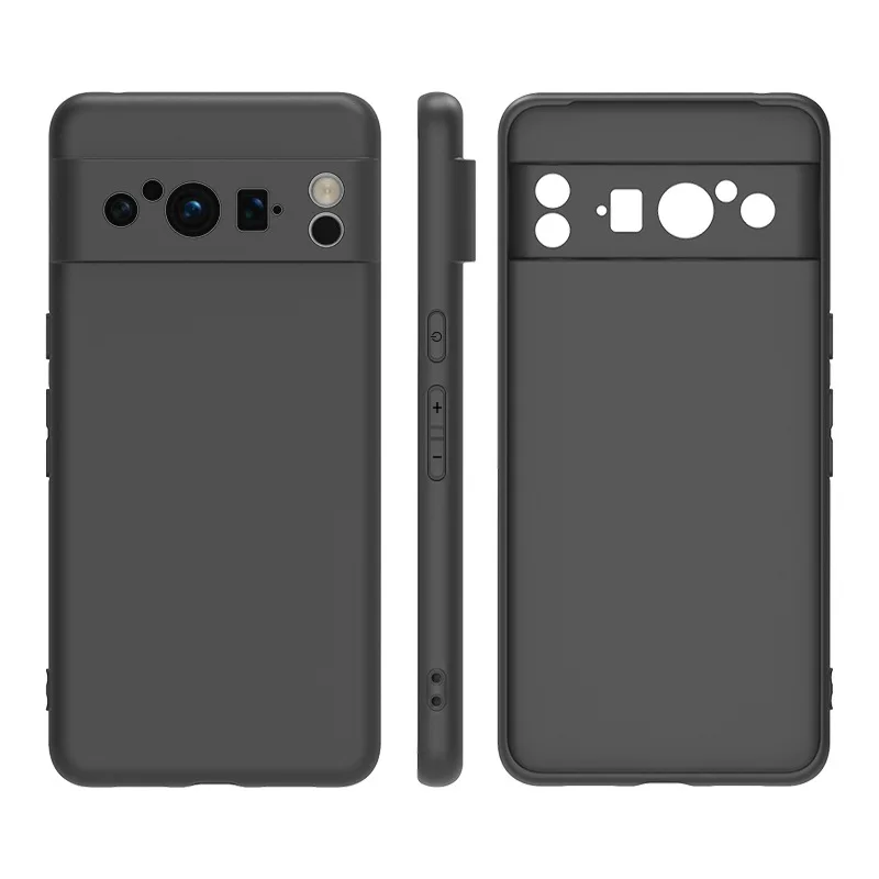 Matte black Case For Google Pixel 7 Pro 7A Pixel 6 Pro 6A Soft TPU Shockproof Silicone Cover Case Coque