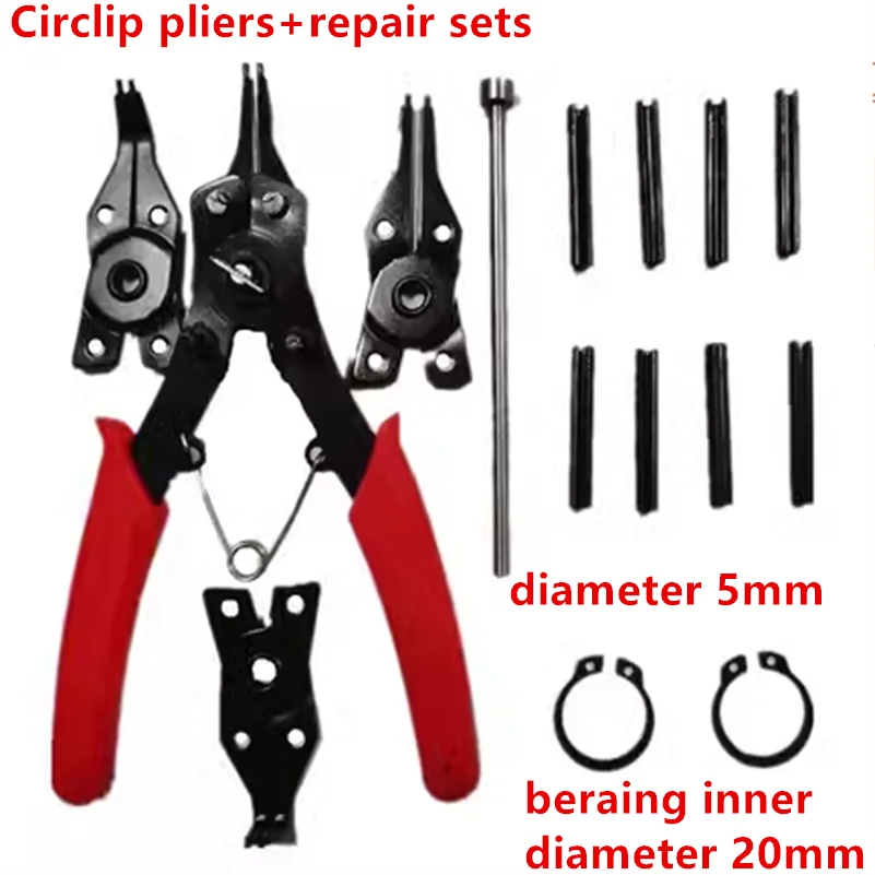 Manual Forklift Portable Accessory PARTS Wheel Changing Tool WHEEL REPAIR TOOLS Ejector / Split Pin Snap Ring Pliers