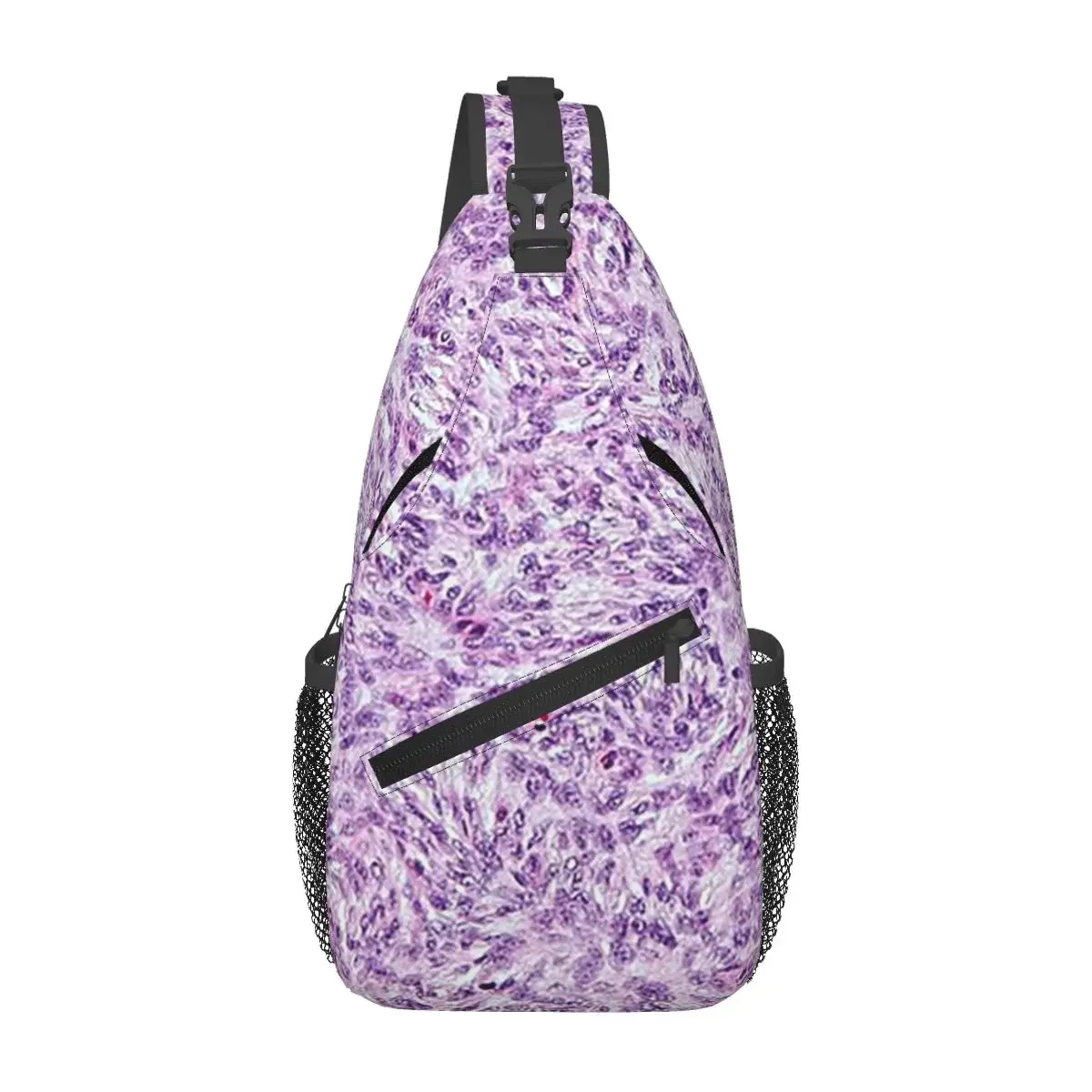 

Fibroblast Histology Chest Bag Men Sling Crossbody Backpack Chest Bag Traveling Hiking Daypack Shoulder Bag