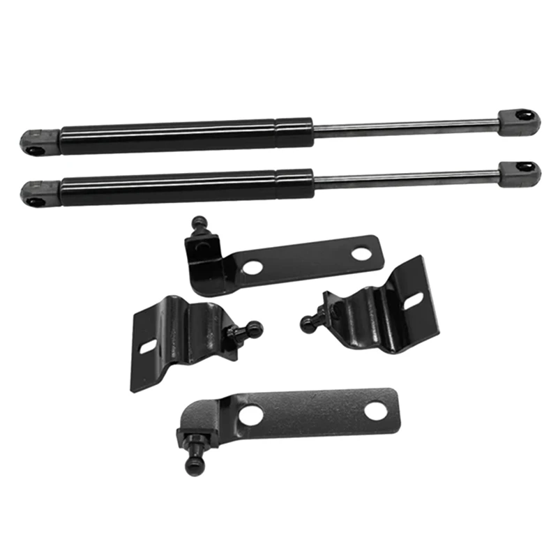 Front Engine Cover Bonnet Hood Shock Lift Strut Bars Support Rod Arm Gas Hydraulic Parts For Toyota Hilux Vigo SR5 05-12 Black