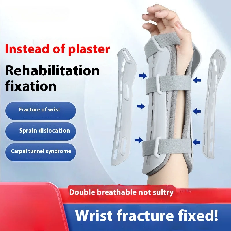 Medical Wrist Fixator Wrist Injury Bracer Fracture Brace Splint Hand Rehabilitation Plaster Substitution Patient Tool Adjustable