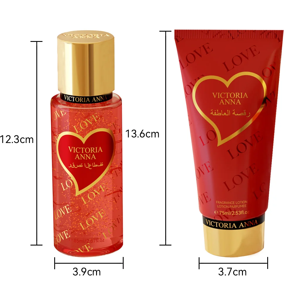 Victoria Anna-Spray Corporel Longue Durée pour Femme, Cadeau de ix, Éclaboussures de Corps, Dépistolet ant Anti-Odeur avec sexuellement Floral