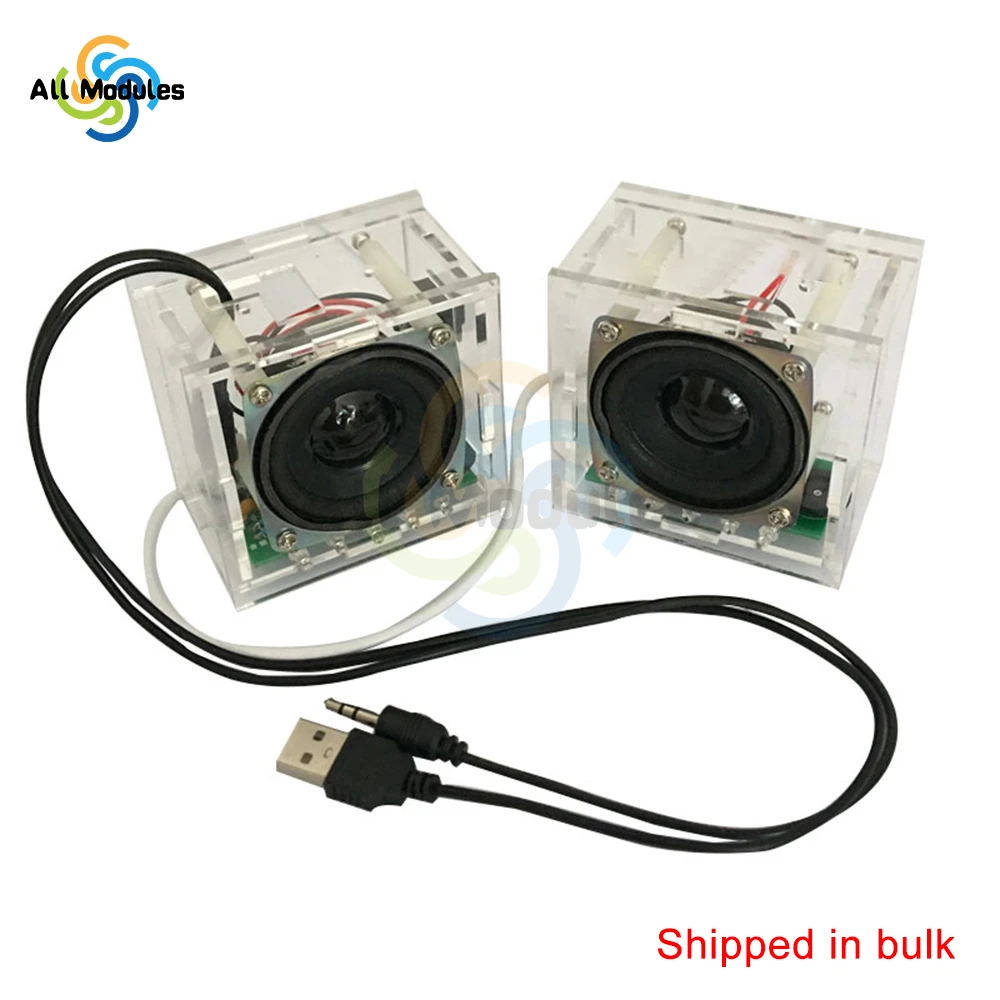 Mini Speaker Kit 3W Speaker Power Amplifier Computer Audio Welding Practice Training Electronic DIY Production Parts Speakers