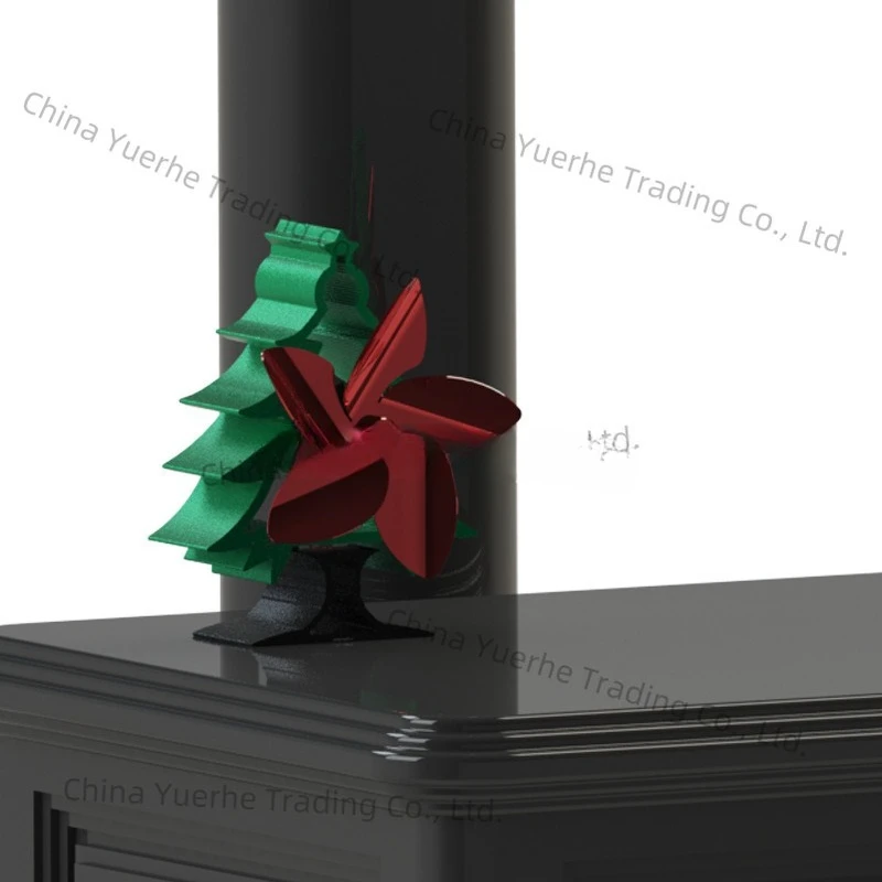 

Рождественская елка Вентилятор для камина Вентилятор с тепловой мощностью 5-листный вентилятор с термоприводом