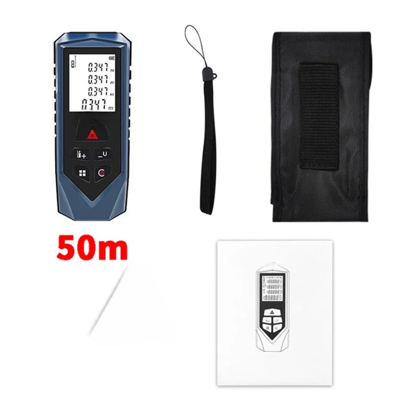 Measuring instrument Electronic ruler Handheld infrared laser rangefinder 50m