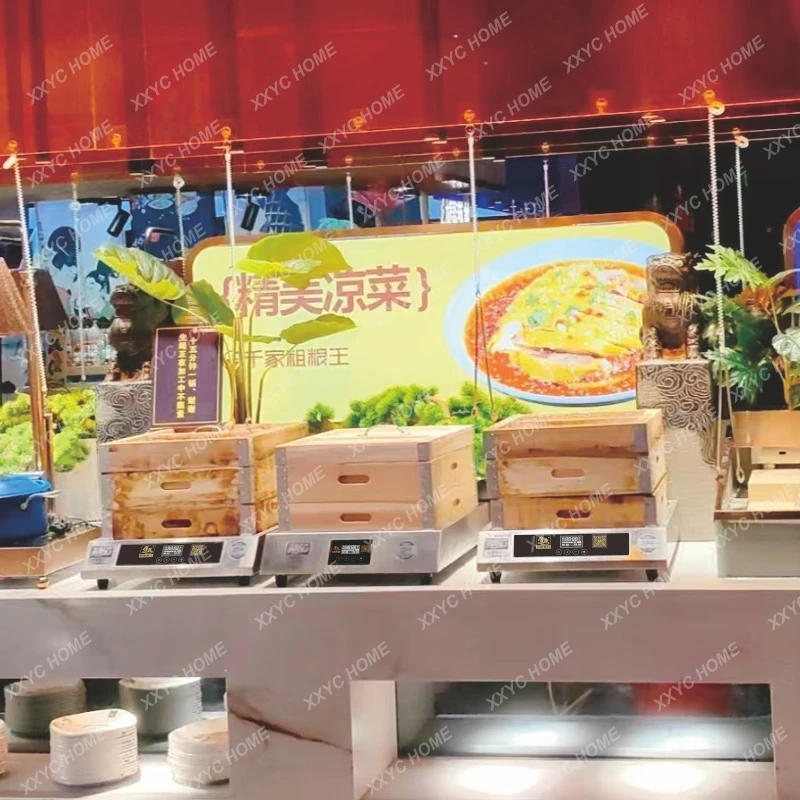 Fast steam stove, automatic water supply and second package hotel restaurant buffet restaurant breakfast shop commercial