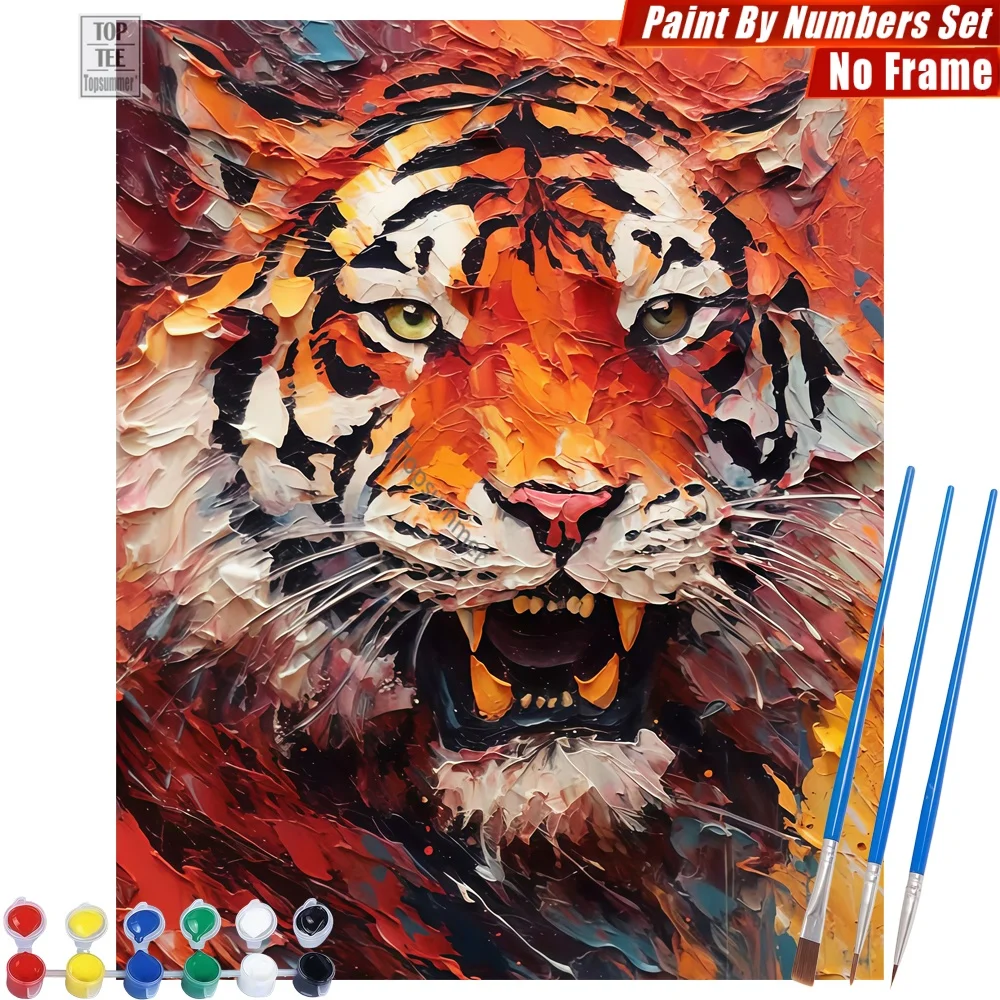 Impasto Tiger Portr…