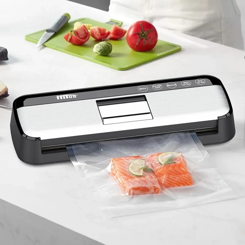 

Vacuum Packaging Machine Household Food Vacuum Sealer Automatic Hands-free Pressing Vacuum Machine Fresh-keeping Machine