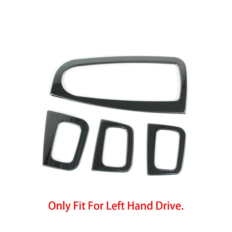 Stainless Steel Window Glass Lifting Buttons Frame Decoration Cover Trim For Mercedes Benz C Class W205 GLC X253 LHD Car Styling