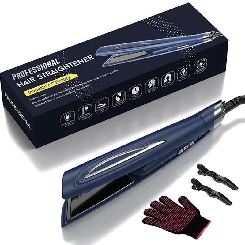 

2 in 1 Hot Air Straightener Curling and Straightening Dual-purpose Straightener Household Negative Ion Hair Straightener