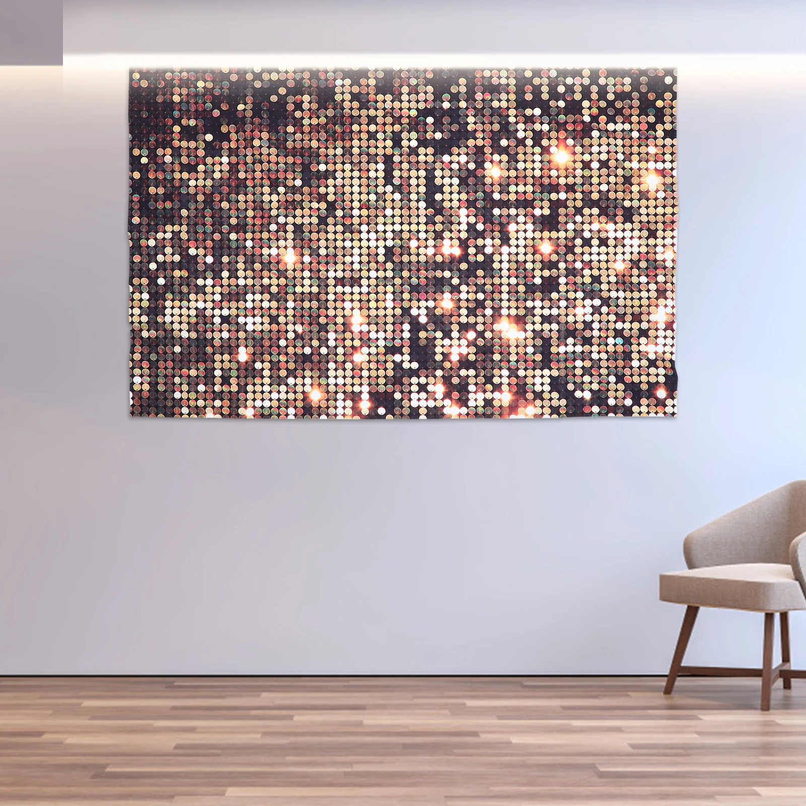 

Gold Sequin Backdrop Foldable Lightweight Photography Background For Party Birthday Christmas New Year Glitter Photo Studio