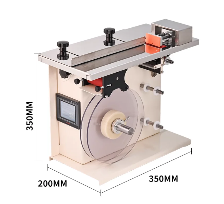 Semi-Automatic Right Angle Corner Sealing Labeling Machine For Paper Gift Box Self-Adhesive Sticker