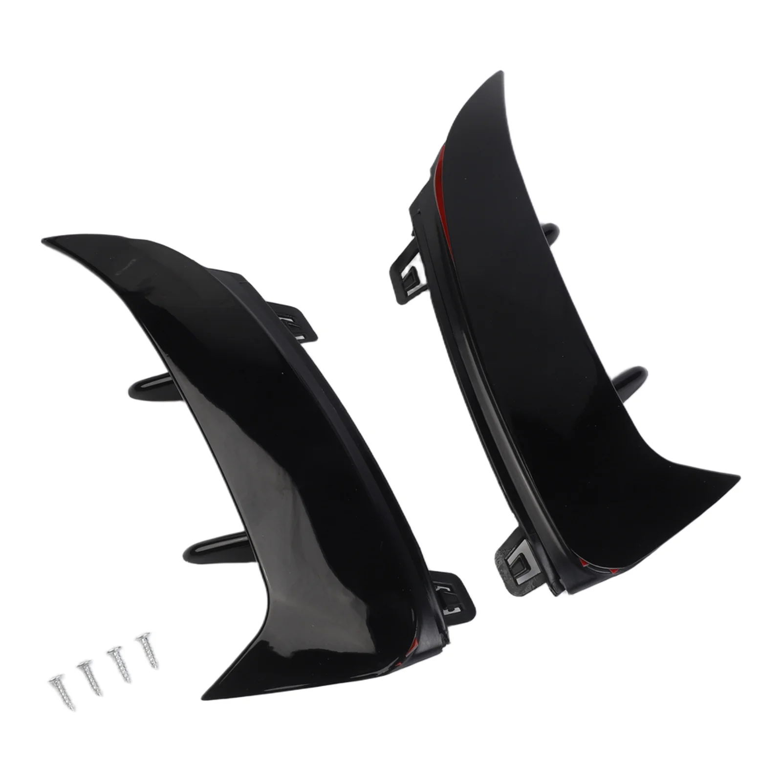 Aerodynamic Car Trim Parts Bumper Protector Carbon Look Car Rear Bumper Spoiler ABS Plastic Material Carbon Look Design