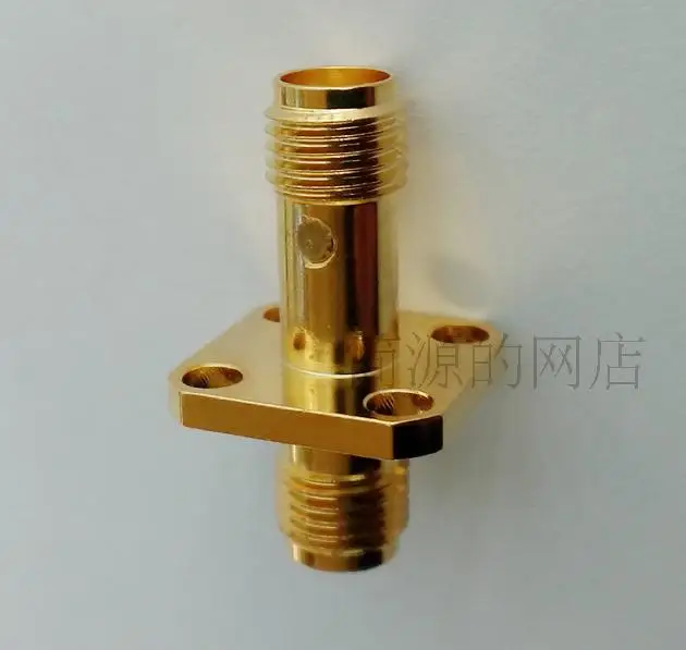 

SMA-KFK-1 RF adapter 18G high frequency SMA double female with flange SMA-KKF adapter