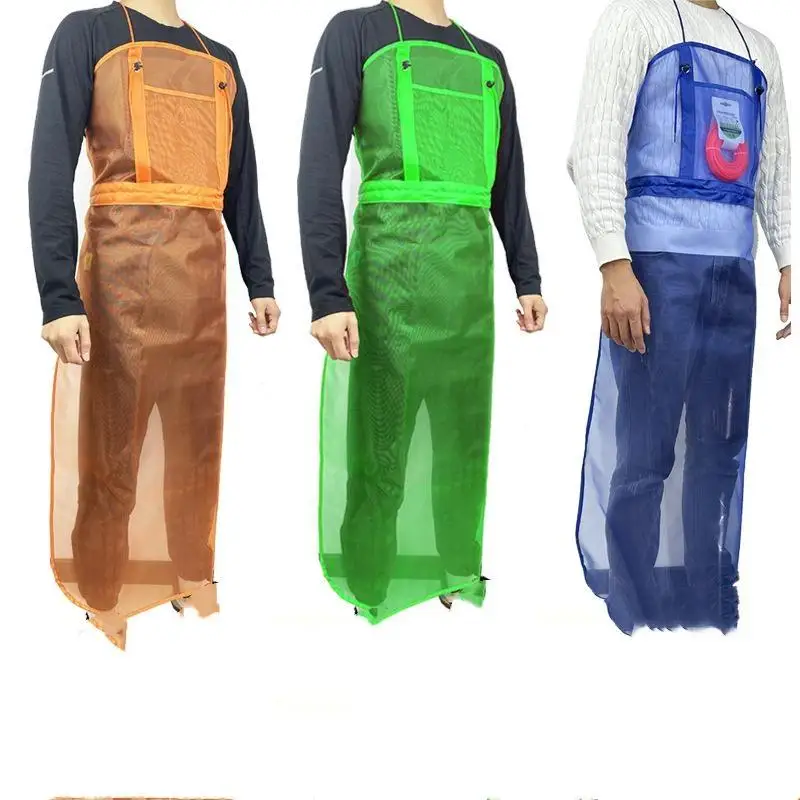 Garden Lawn Mowing Clothing Trimmer Shoulder Harness With Durable Nylon Strap Breathable Mesh Garden Mowing Apron With Pocket