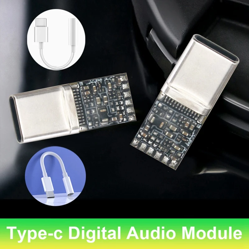 Type-C Digital Audio Module USB-C Audio Module Wire Control Earphone PCBA Solution For Xiaomi Ipad Samsung Adapter Module