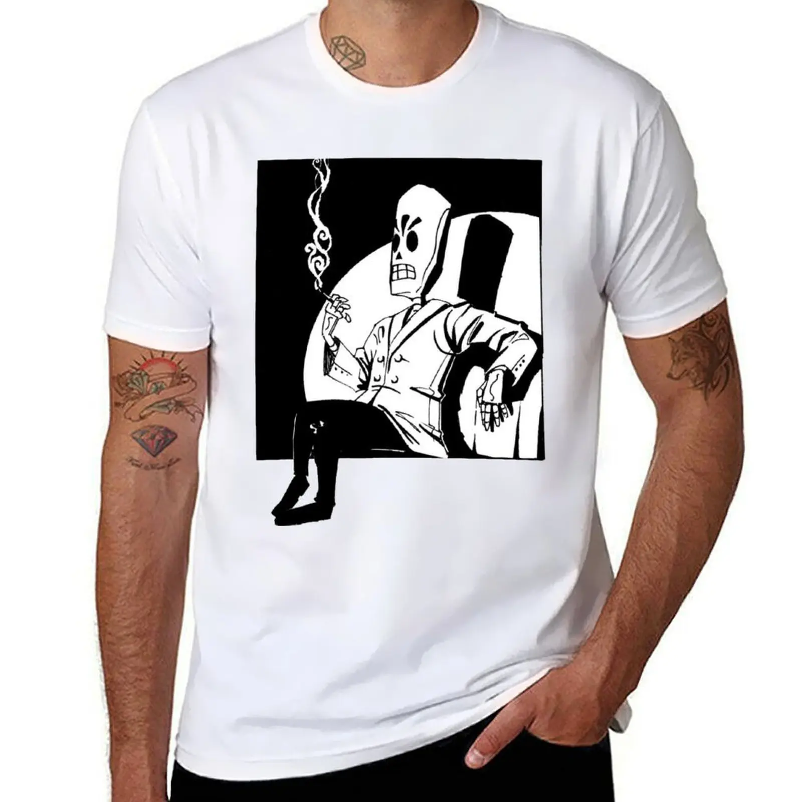 

Grim Fandango T-Shirt anime t shirts oversize t shirt man plain T-Shirt