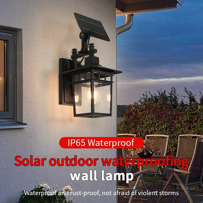 

Solar Outdoor Wall Light Material - Eco-Friendly Solar Powered Lighting for Home Garden Security Lighting Outdoor solar lamp