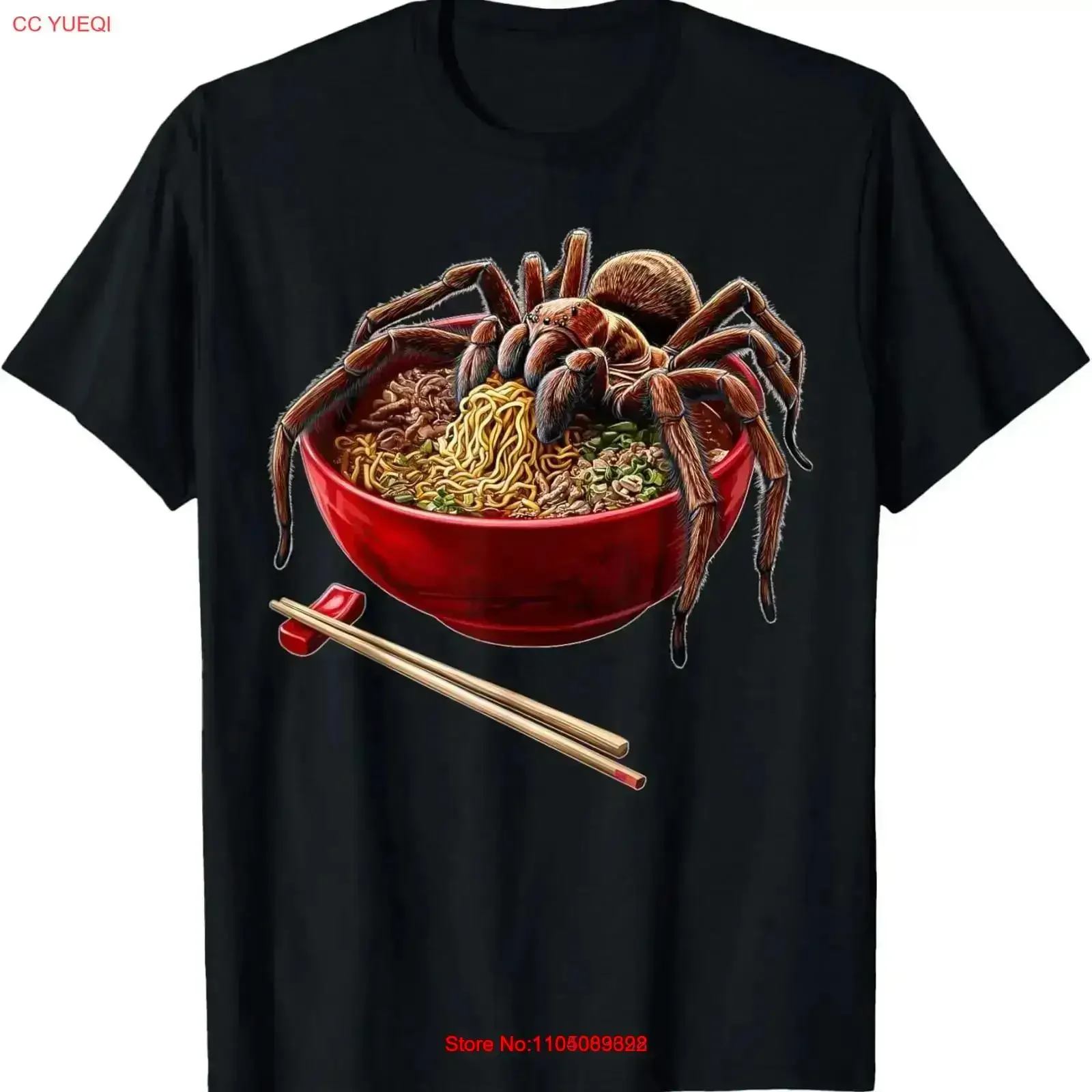 tarantula-spider-nouilles-japonaises-t-shirt-vintage-lave-etire-streetwear-doux-elegant-confortable-homme-respirant-unisexe