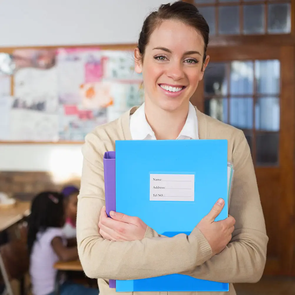 

Набор из 3 пластиковых папок для документов: органайзеры для офиса, обложки для бизнес-отчетов, папки для тестов и бумаг