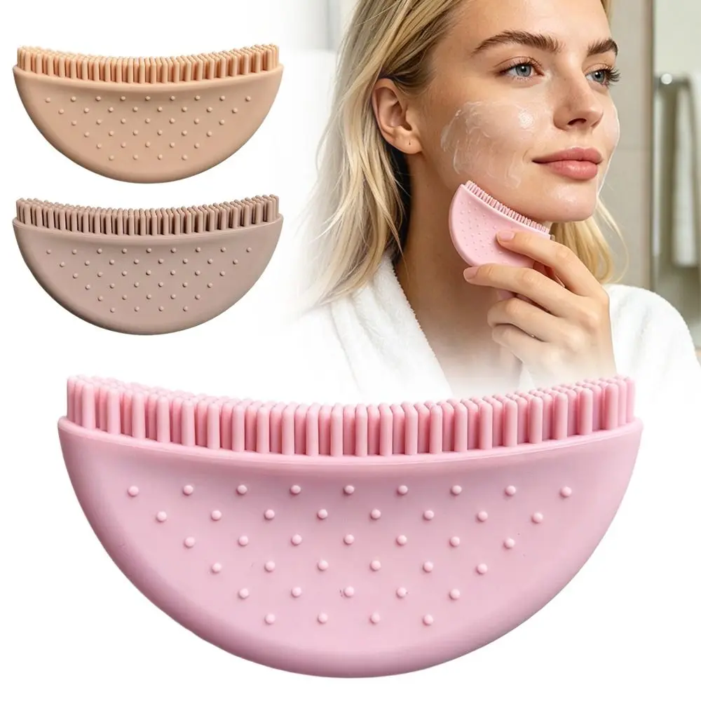 Silicone Lymphatic Facial Brush Deep Cleanse Comfortable Facial Massage Brush Lift Firm Contour Lymphatic Contour Face Brush