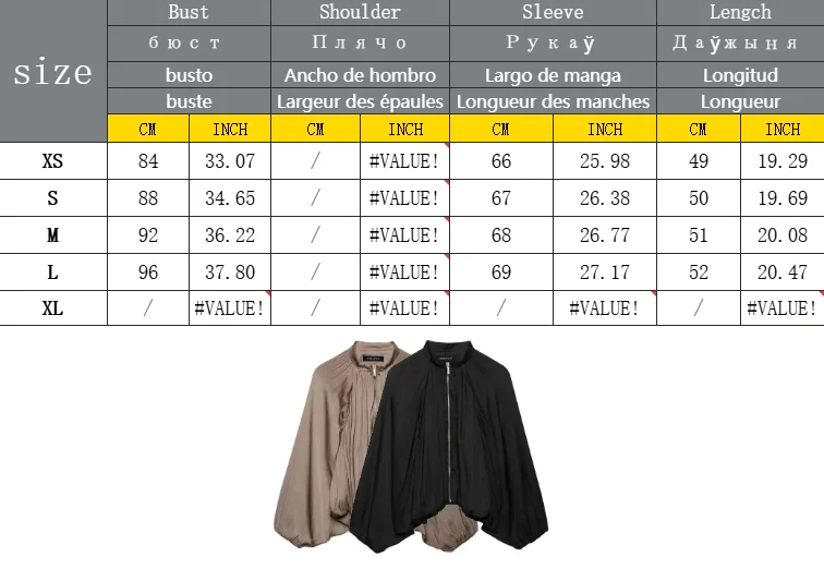 Damen Herbst Neuankunft Langarm-Jacke Damen Batwing Loose Fit Parka Jacke Lässiger Modestil Damenjacke – Detail 1