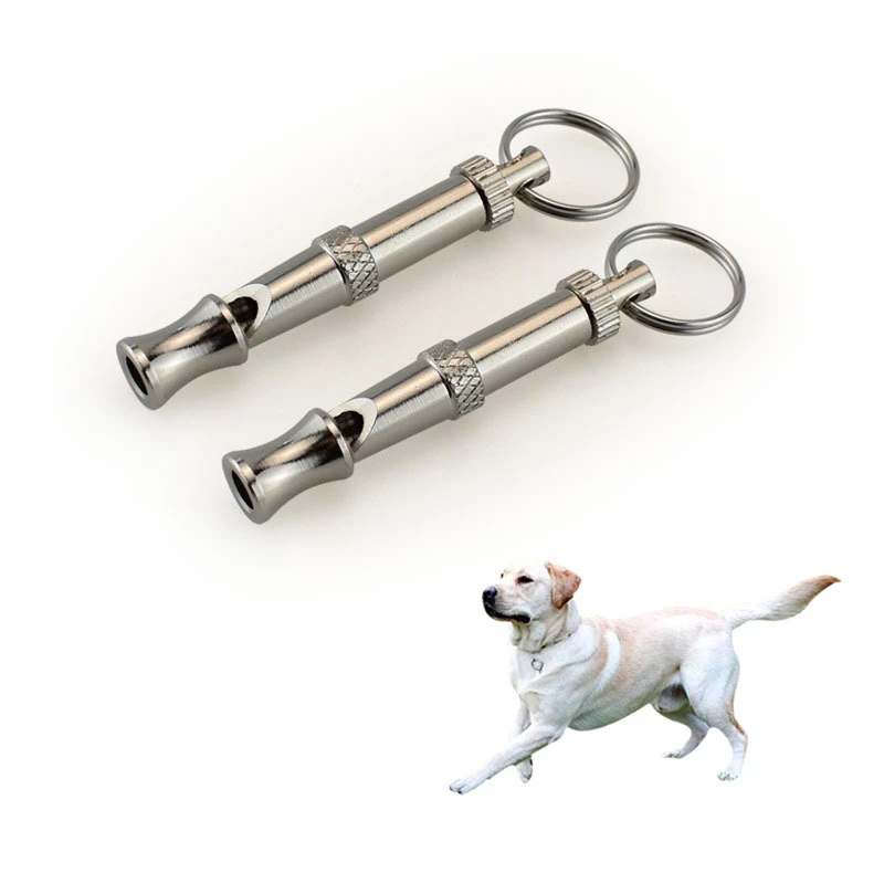 Adjustable Pet Dogs Training Whistle Pets Discipline Supplies Stop Barking Ultrasonic Sound Flute Silent Whistle Control Tools