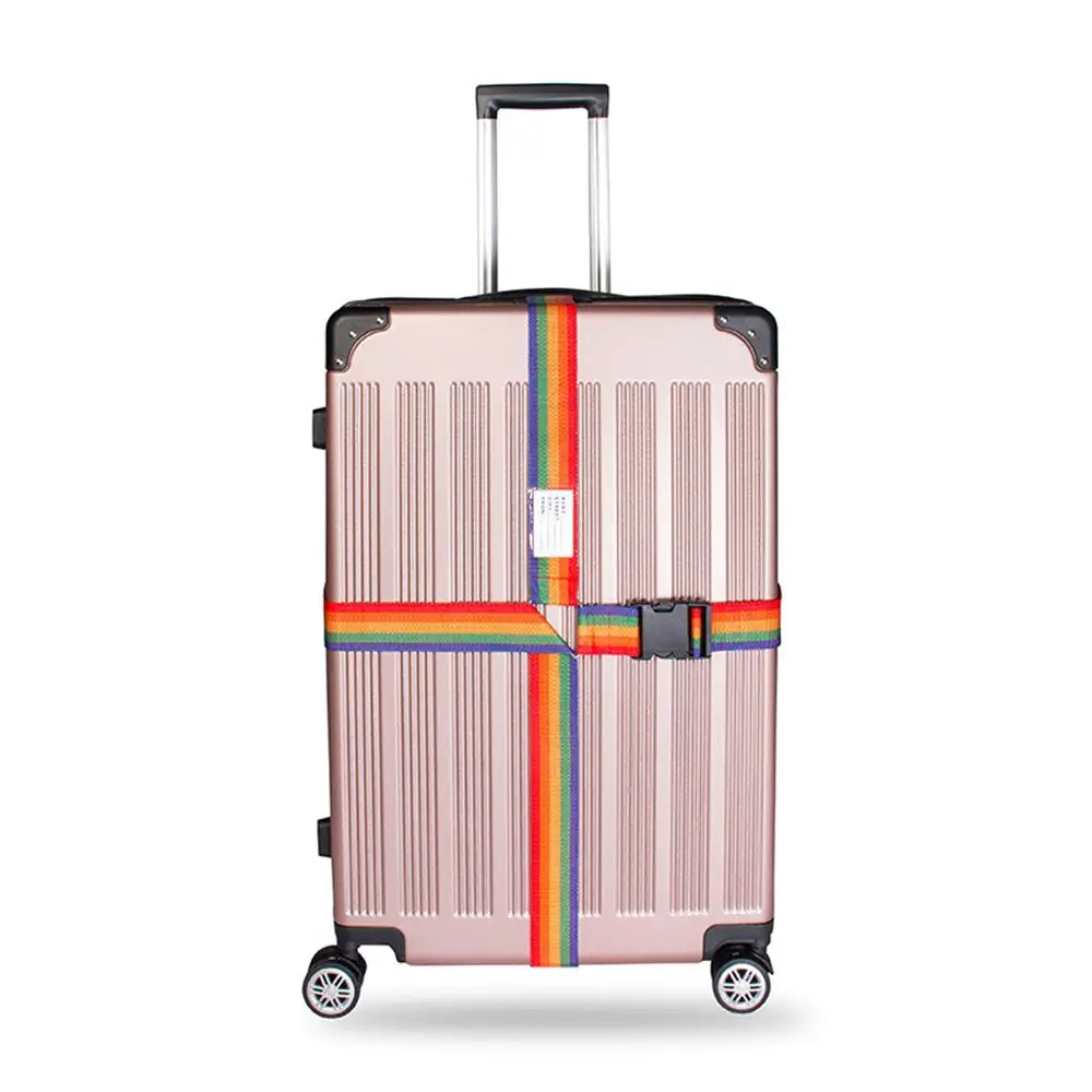 Adjustable Suitcase Belts Cross Strap Packing Belt Travel Suitcase Accessories Luggage Buckle Strap Baggage Belts