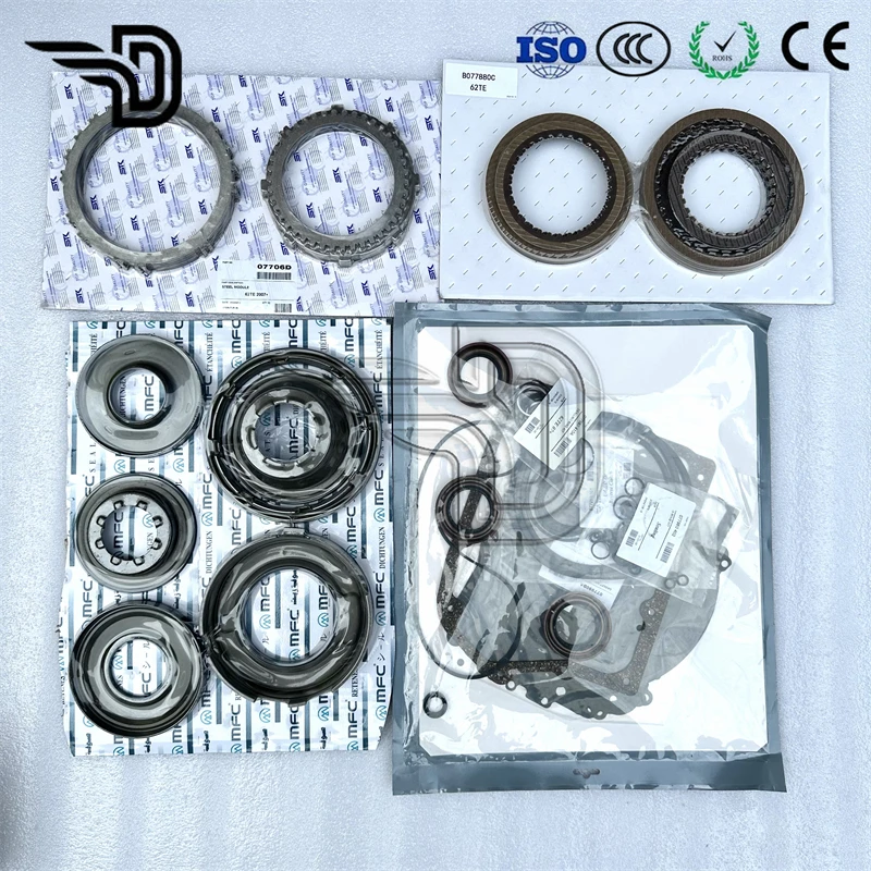 62TE Repair Kit Rebuild Kit and 3 Plates Drum Low Drum Kit Fit For Dodge Coolway Fiat Dina Auto Parts