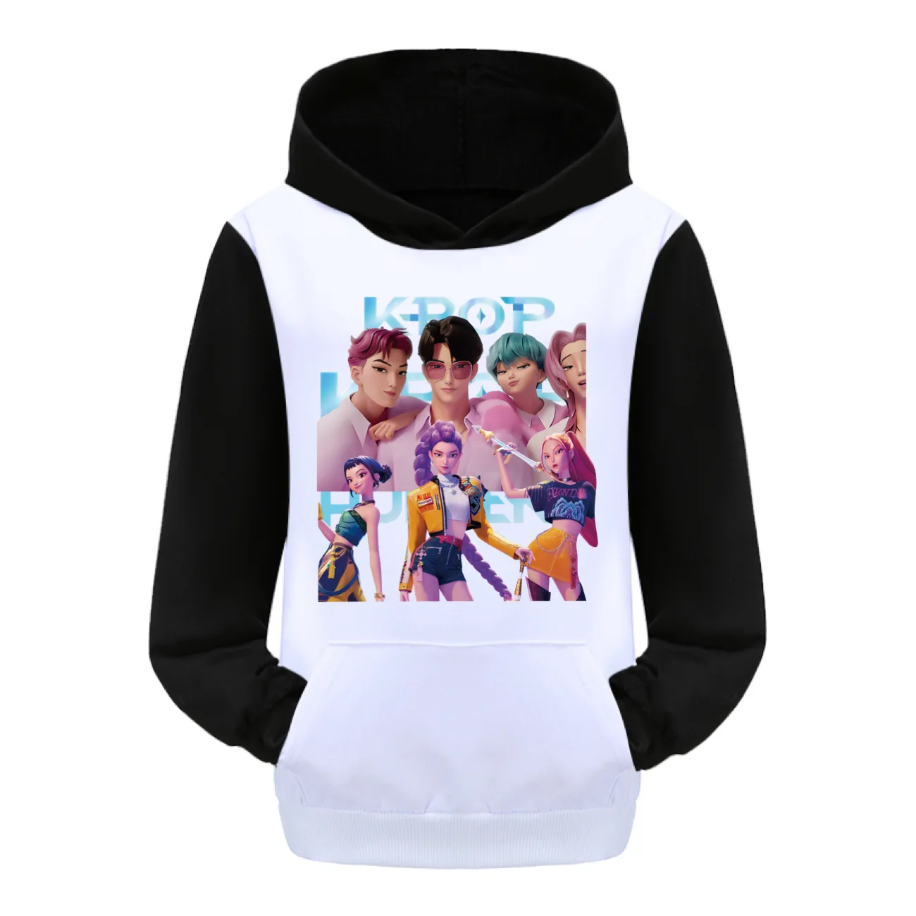 Huntrix KPop Demon Hunters sweat à capuche pour enfants mode sweat filles adolescent printemps automne haut tendance vêtements pour enfants