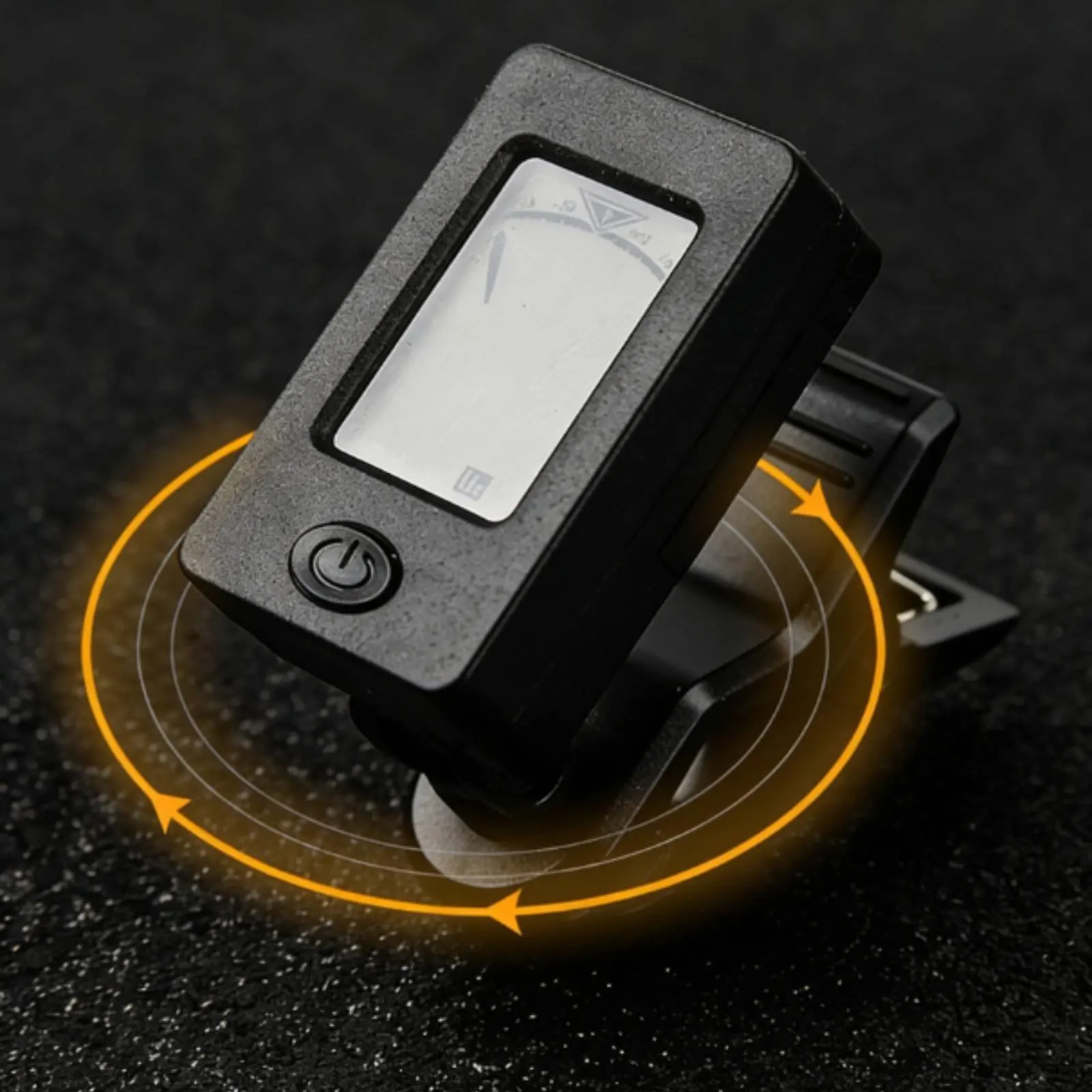 

Chromatic Instrument Tuner Multi-Function Guitar Headstock Tuner Tuning Device 360° Rotatable Sleek Design for Beginners