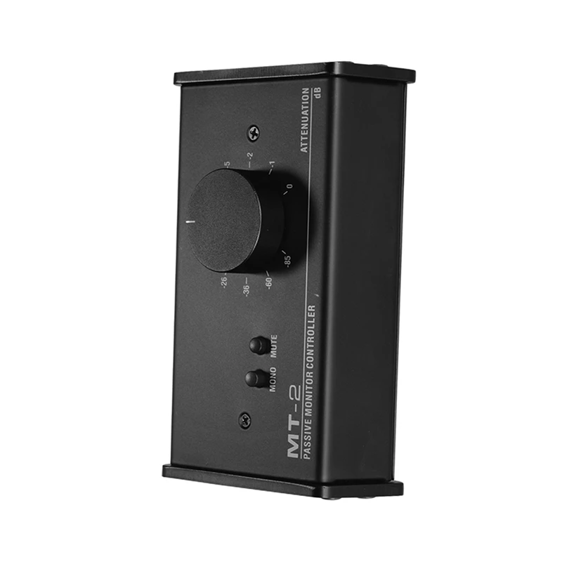 A99E-MT-2 Passive Monitor Controller Audio With XLR 3.5Mm Inputs Outputs Supports Attenuation Control Mute Function Tools