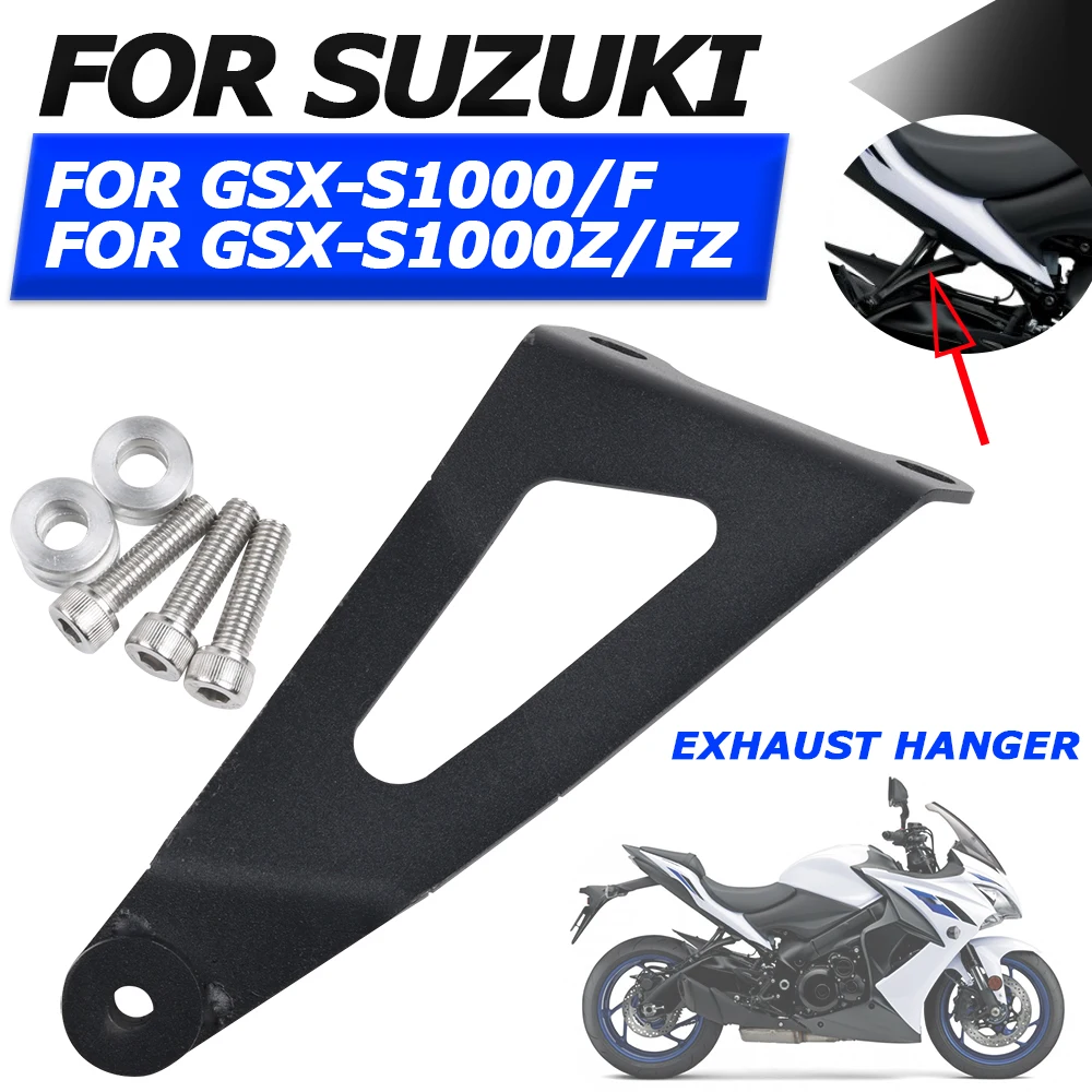 

Motorcycle Exhaust Pipes Hanger Bracket Muffler Support Holder For SUZUKI GSX-S 1000 F Z FZ GSXS 1000F 1000Z 1000FZ GSX-S1000 F