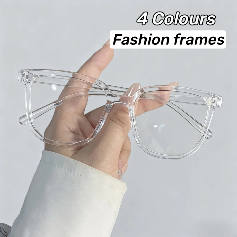

Ultra-lightweight Square-frame Eyeglass Frames for Men and Women Prescription-Ready Large Frame Large Frame Comfort Glasses