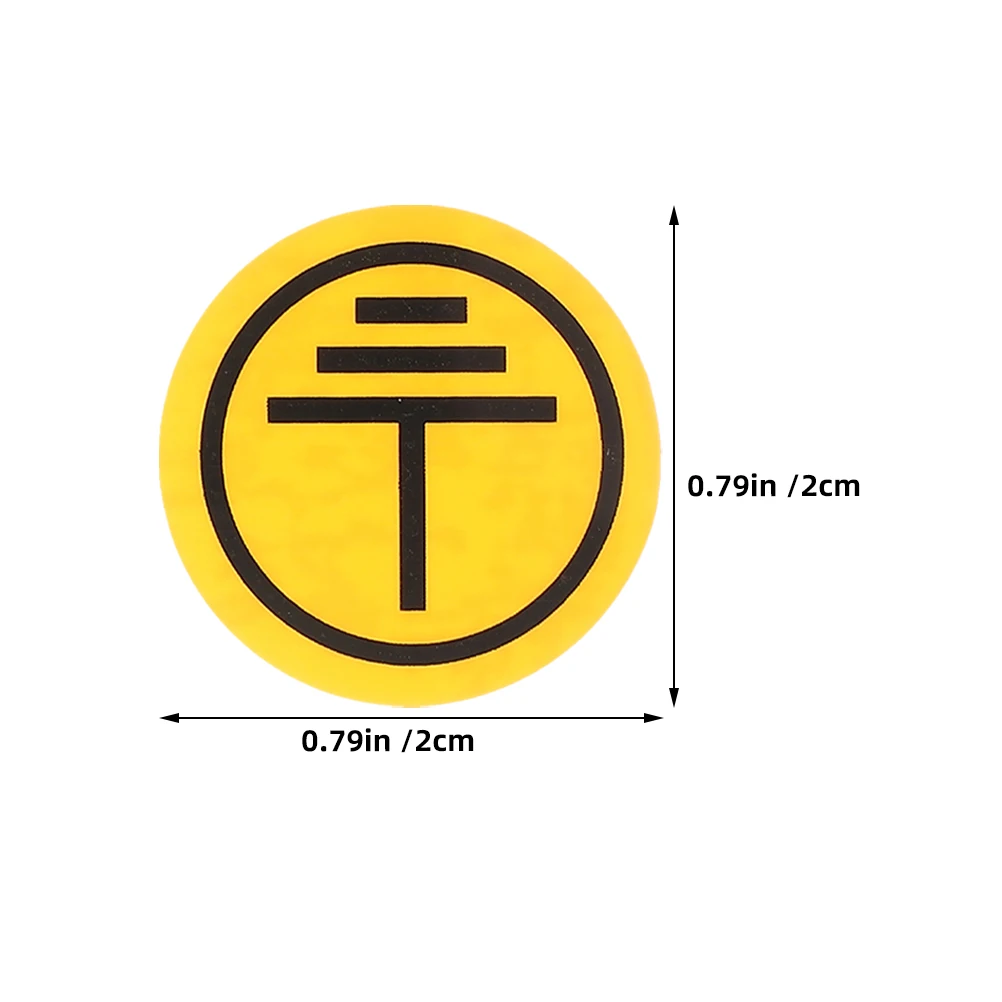 15 قطعة من ملصقات السلامة: ملصقات رمز الأرض عالية الوضوح مادة Pp للاستخدام الصناعي للتحذير الكهربائي #4