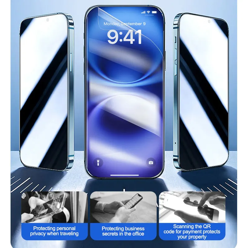 SUNSHINE 50 шт. SS-075RS самовосстанавливающаяся HD пленка для экрана конфиденциальности для защиты экранов мобильных телефонов поддерживает экраны до 7 дюймов