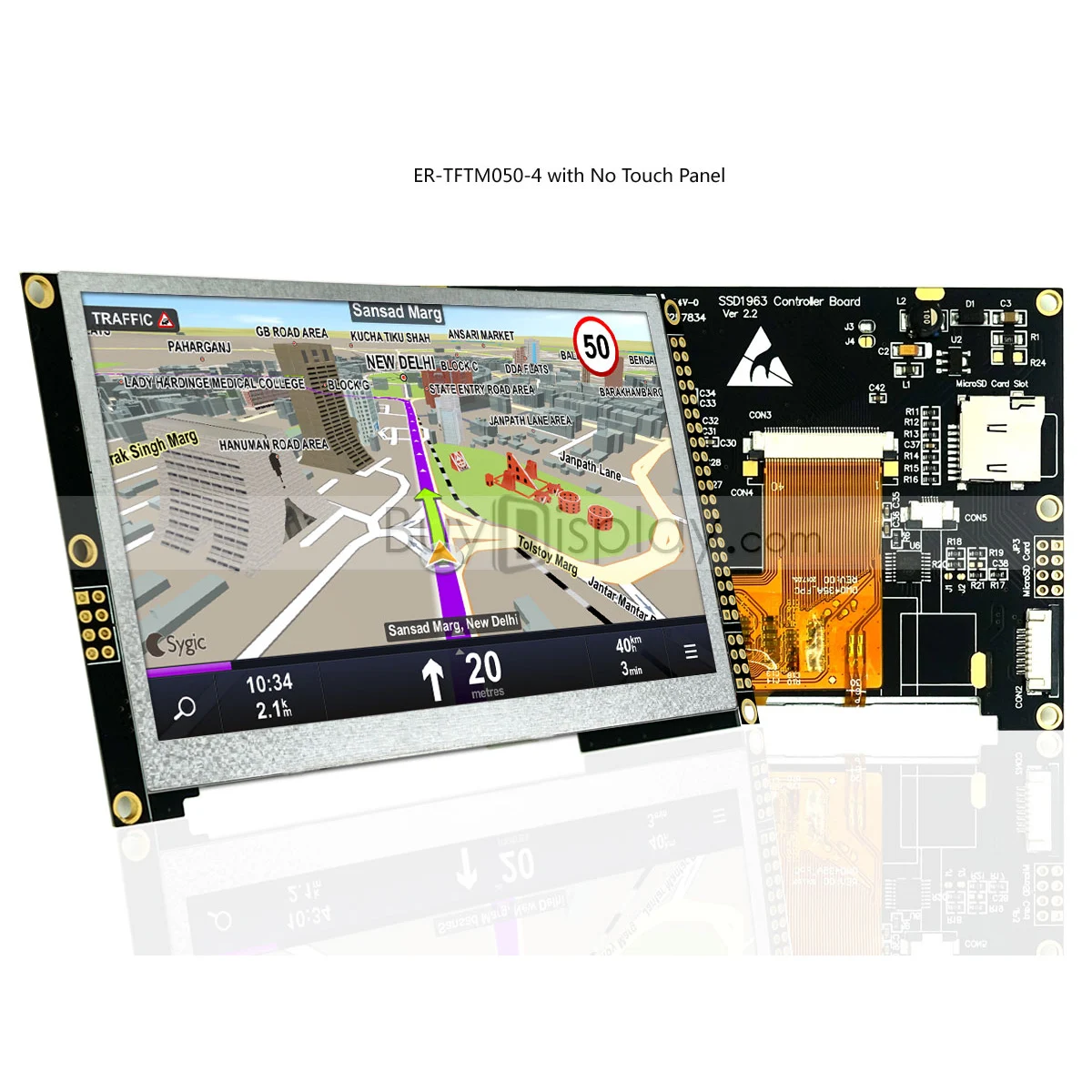 5 inch TFT LCD Module with SSD1963  Controller Optional Touch Screen Display 480x272 for Arduino